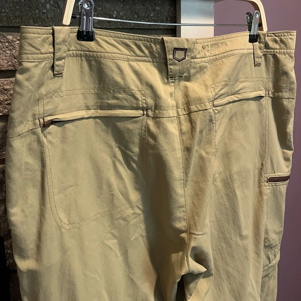 SCOTTeVEST TEC Zip Off Convertible Pants Travel Hiking Outdoors Tan Men'… - Picture 9 of 13